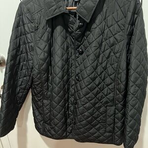 Jones New York Men's Dark Quilted Jacket